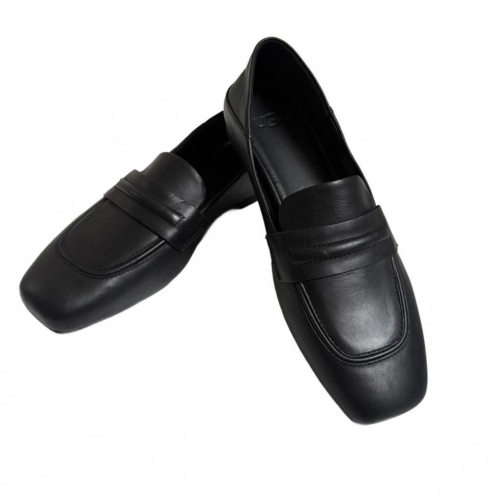UGG‎ | NWOT Women's Janaya Collapsible Black Suede Loafer Flats Size 7.5